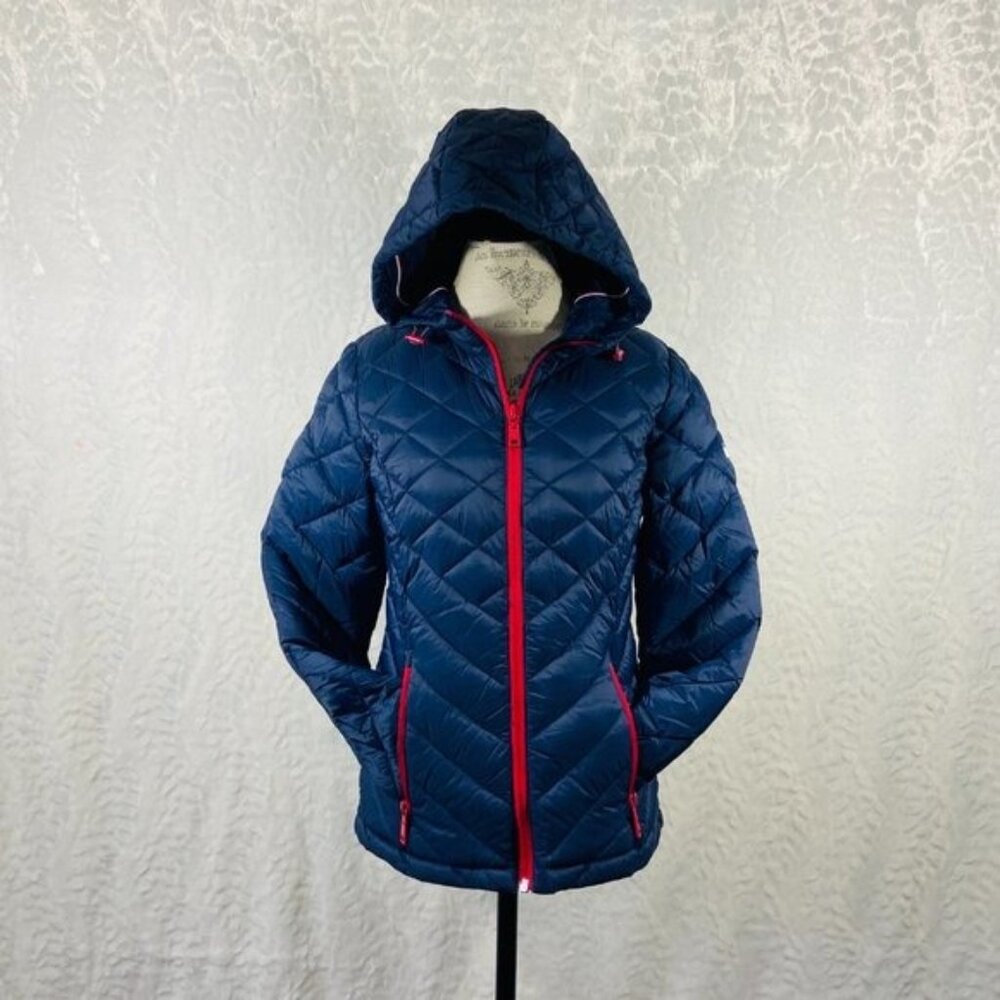 Tommy Hilfiger Stretch Fitted Packable Puffer Coat Winter snow ski Quilted
